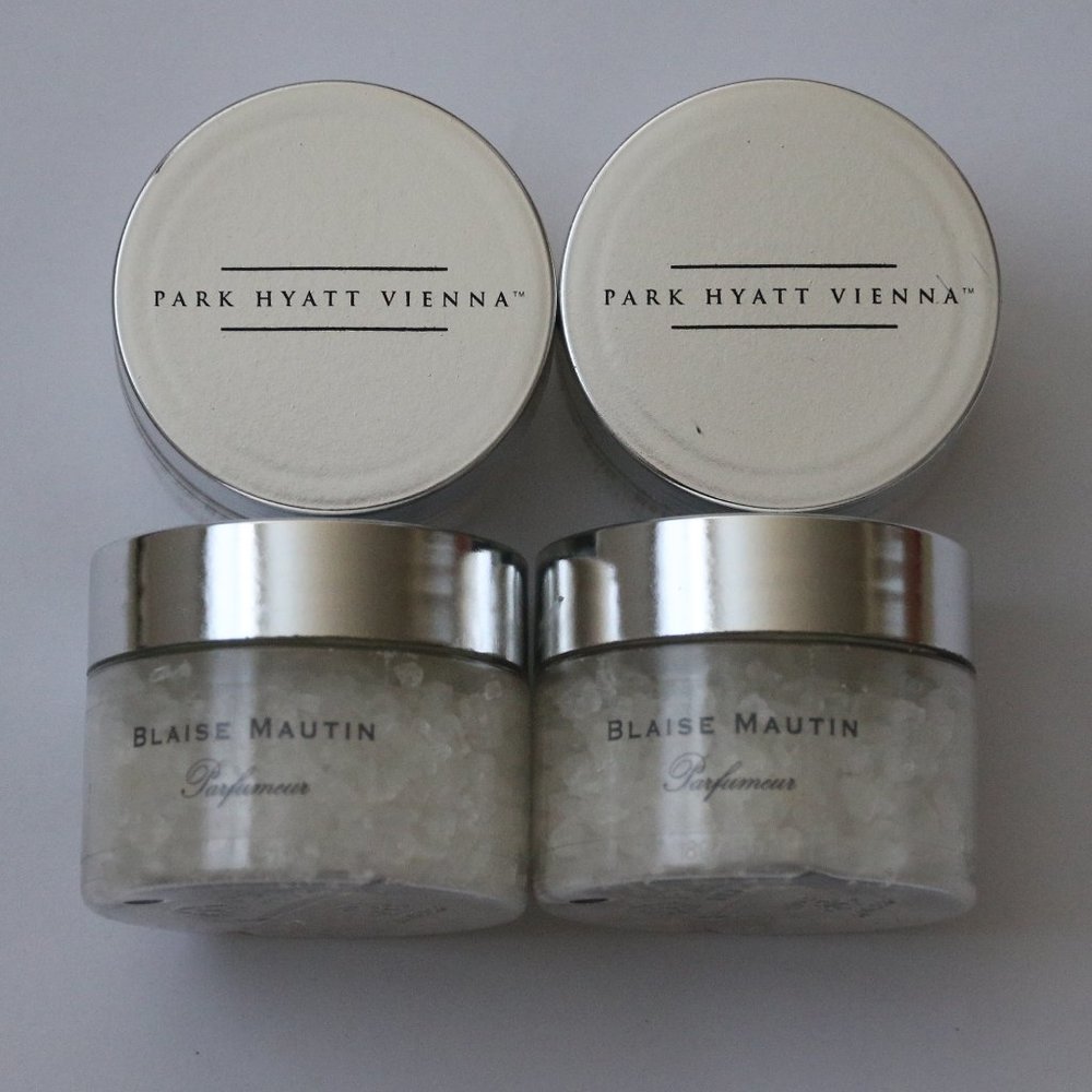 4 Blaise Mautin Park Hyatt Vienna Hotel Bath Travel Size Salts Lot Set
